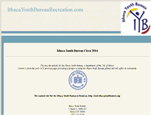 Tablet Screenshot of ithacayouthbureaurecreation.com